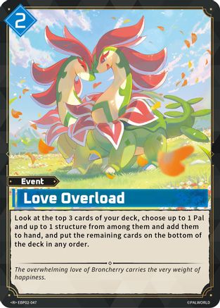 Image of Love Overload (EBP02-047) - BP02 Legends Awaken Foil
