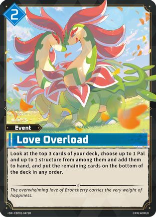 Image of Love Overload (SR) (EBP02-047SR) - BP02 Legends Awaken Foil