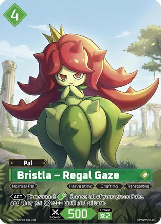 Image of Bristla - Regal Gaze (SR) (EBP02-051OSR) - BP02 Legends Awaken Foil