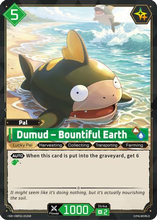 Image of Dumud - Bountiful Earth (SR) (EBP02-053SR) - BP02 Legends Awaken Foil