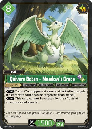 Image of Quivern Botan - Meadow's Grace (EBP02-054) - BP02 Legends Awaken Foil