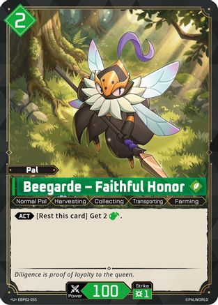 Image of Beegarde - Faithful Honor (EBP02-055) - BP02 Legends Awaken
