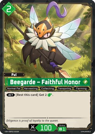 Image of Beegarde - Faithful Honor (SR) (EBP02-055SR) - BP02 Legends Awaken Foil