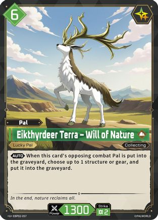 Image of Eikthyrdeer Terra - Will of Nature (EBP02-057) - BP02 Legends Awaken