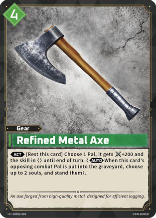 Image of Refined Metal Axe (EBP02-069) - BP02 Legends Awaken