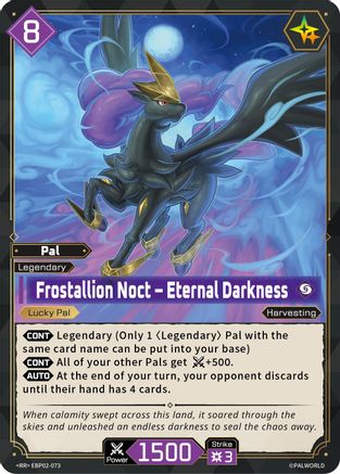 Image of Frostallion Noct - Eternal Darkness (EBP02-073) - BP02 Legends Awaken Foil