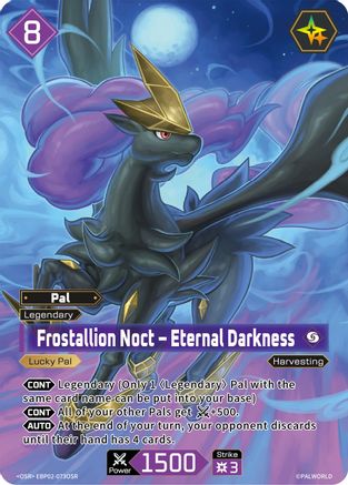 Image of Frostallion Noct - Eternal Darkness (SR) (EBP02-073OSR) - BP02 Legends Awaken Foil
