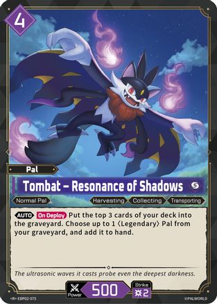 Image of Tombat - Resonance of Shadows (EBP02-075) - BP02 Legends Awaken Foil