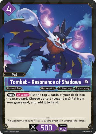 Image of Tombat - Resonance of Shadows (SR) (EBP02-075SR) - BP02 Legends Awaken Foil