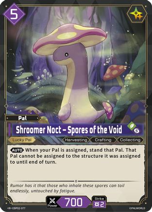 Image of Shroomer Noct - Spores of the Void (EBP02-077) - BP02 Legends Awaken Foil