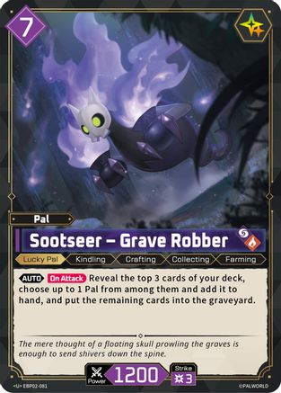 Image of Sootseer - Grave Robber (EBP02-081) - BP02 Legends Awaken
