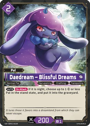 Image of Daedream - Blissful Dreams (SR) (EBP02-082SR) - BP02 Legends Awaken Foil