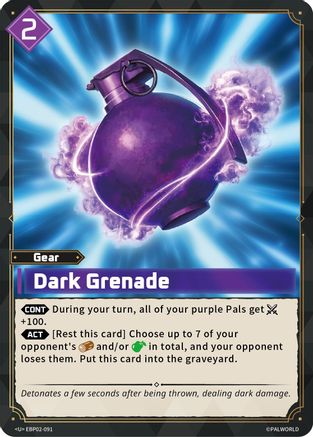 Image of Dark Grenade (EBP02-091) - BP02 Legends Awaken