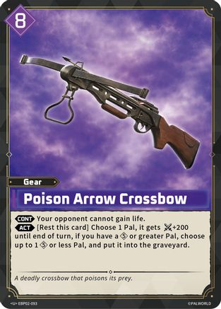 Image of Poison Arrow Crossbow (EBP02-093) - BP02 Legends Awaken
