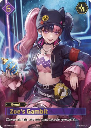 Image of Zoe's Gambit (SP) (EBP02-094SP) - BP02 Legends Awaken Foil