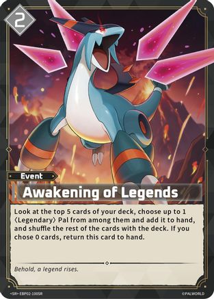 Image of Awakening of Legends (SR) (EBP02-100SR) - BP02 Legends Awaken Foil