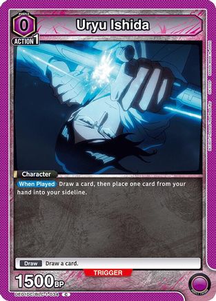 Image of Uryu Ishida (UE01DC/BLC-1-034) - UE10DC Bleach Thousand Year Blood War Advanced Deck Foil