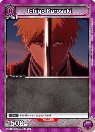 Image of Ichigo Kurosaki (039) (UE01DC/BLC-1-039) - UE10DC Bleach Thousand Year Blood War Advanced Deck Foil