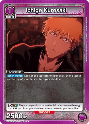 Image of Ichigo Kurosaki (040) (UE01DC/BLC-1-040) - UE10DC Bleach Thousand Year Blood War Advanced Deck Foil