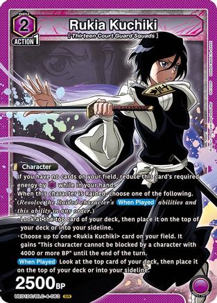 Image of Rukia Kuchiki (083) (UE01DC/BLC-4-083) - UE10DC Bleach Thousand Year Blood War Advanced Deck Foil