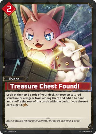 Image of Treasure Chest Found! (2nd Edition) (EBP01-024) - BP01 Dawn of Palpagos