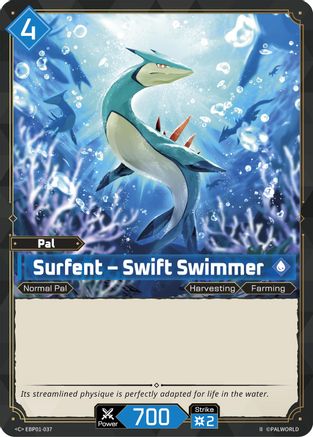Image of Surfent - Swift Swimmer (2nd Edition) (EBP01-037) - BP01 Dawn of Palpagos