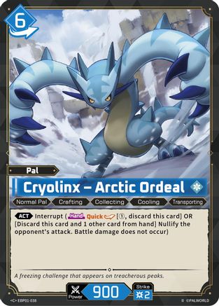 Image of Cryolinx - Arctic Ordeal (2nd Edition) (EBP01-038) - BP01 Dawn of Palpagos