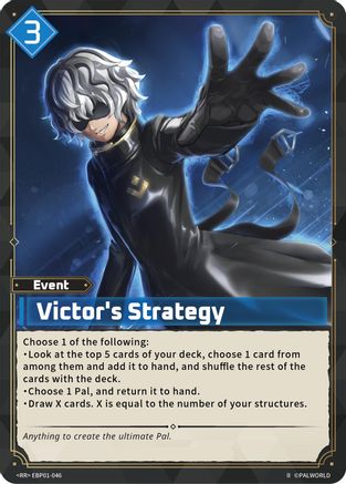 Image of Victor's Strategy (2nd Edition) (EBP01-046) - BP01 Dawn of Palpagos Foil