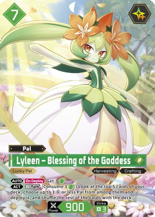 Image of Lyleen - Blessing of the Goddess (OSR) (2nd Edition) (EBP01-049OSR) - BP01 Dawn of Palpagos Foil