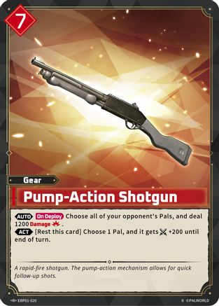Image of Pump-Action Shotgun (2nd Edition) (EBP01-020) - BP01 Dawn of Palpagos Foil