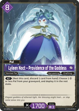 Image of Lyleen Noct - Providence of the Goddess (2nd Edition) (EBP01-078) - BP01 Dawn of Palpagos Foil