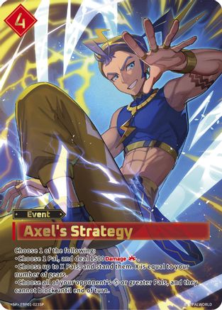 Image of Axel's Strategy (SP) (2nd Edition) (EBP01-023SP) - BP01 Dawn of Palpagos Foil