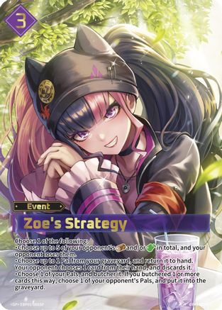 Image of Zoe's Strategy (SP) (2nd Edition) (EBP01-095SP) - BP01 Dawn of Palpagos Foil