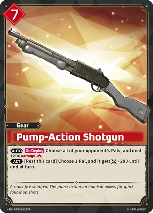 Image of Pump-Action Shotgun (SR) (2nd Edition) (EBP01-020SR) - BP01 Dawn of Palpagos Foil