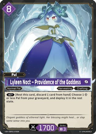 Image of Lyleen Noct - Providence of the Goddess (SR) (2nd Edition) (EBP01-078SR) - BP01 Dawn of Palpagos Foil