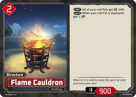 Image of Flame Cauldron (2nd Edition) (EBP01-017) - BP01 Dawn of Palpagos