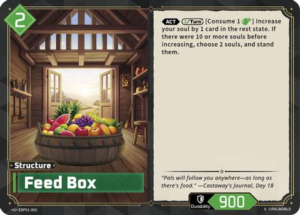 Image of Feed Box (2nd Edition) (EBP01-065) - BP01 Dawn of Palpagos