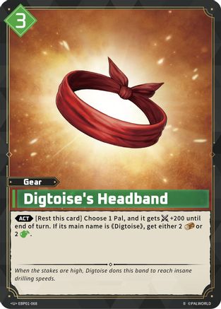 Image of Digtoise's Headband (2nd Edition) (EBP01-068) - BP01 Dawn of Palpagos