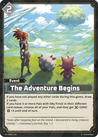 Image of The Adventure Begins (2nd Edition) (EBP01-100) - BP01 Dawn of Palpagos