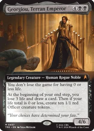 Image of Georgiou, Terran Emperor (Extended Art) (TRK-457) - Star Trek
