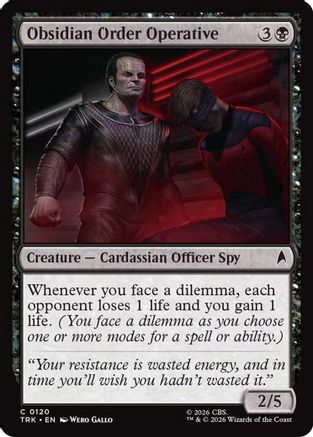 Image of Obsidian Order Operative (TRK-120) - Star Trek
