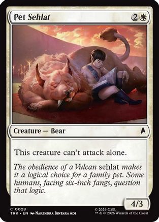 Image of Pet Sehlat (TRK-028) - Star Trek