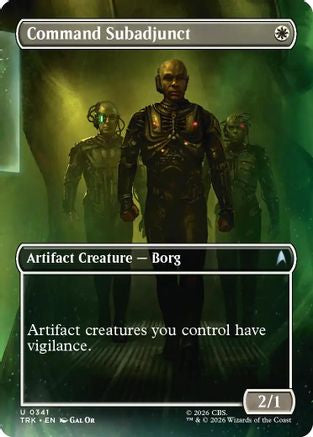 Image of Command Subadjunct (Borderless) (TRK-341) - Star Trek Foil