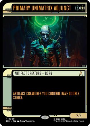 Image of Primary Unimatrix Adjunct (Showcase) (TRK-368) - Star Trek Foil