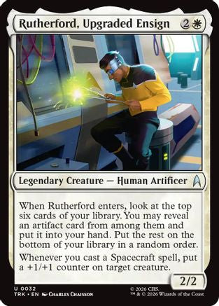 Image of Rutherford, Upgraded Ensign (TRK-032) - Star Trek Foil