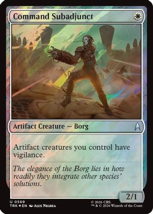 Image of Command Subadjunct (Surge Foil) (TRK-569) - Star Trek Foil