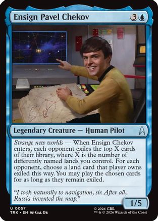 Image of Ensign Pavel Chekov (TRK-057) - Star Trek