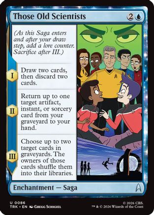 Image of Those Old Scientists (TRK-086) - Star Trek Foil