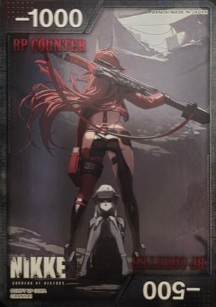 Image of BP Counter (Black) (A)  - UP01BT GODDESS OF VICTORY NIKKE Precious Booster