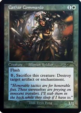 Image of Cathar Commando (Retro Frame) (SLD-7132) - Secret Lair Drop Series Foil